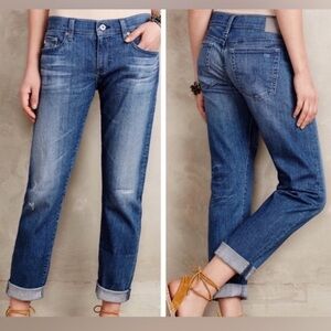 AG Adriano Goldschmied Blue Boyfriend Jeans